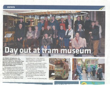 "Day out at the tram museum"