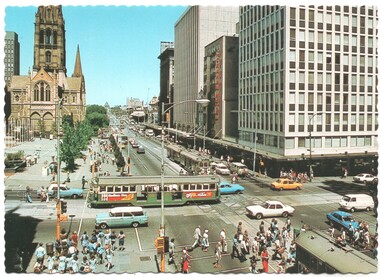 looking south along Swanston St