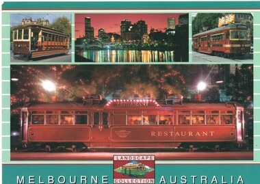 Four images of Melbourne trams