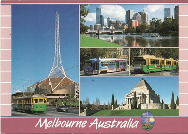 Five Melbourne tram photos