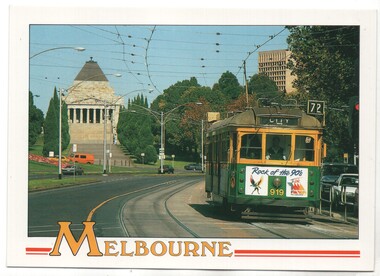 W6 919 inbound on a route 72, St Kilda road