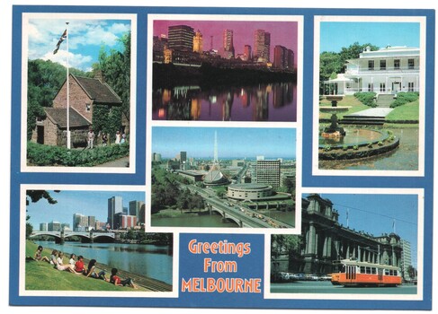 "Greetings from Melbourne"  - 6 photos of Melbourne trams
