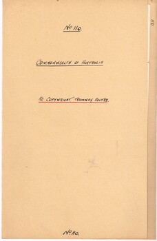 "Commonwealth of Australia - Re copyright Tramway Routes"