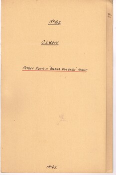 "C. L. Watt / Patent Rights of "Barrier Rail catch" Patent"