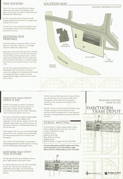 "Hawthorn Tram Depot"