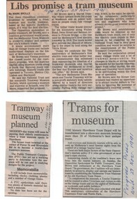 "Libs promise a tram Museum"