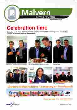 "Malvern Depot Newsletter" - Sep6. 2006
