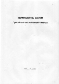 "Tram Control System - Operation and Maintenance Manual"