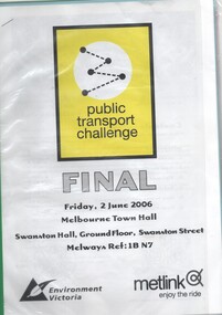 "Public Transport Challenge - Final - Friday 2 June 2006"