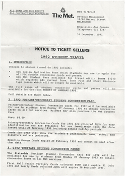 "Notice to Ticket Sellers"
