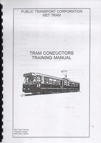 "Tram Conductors Training Manual"