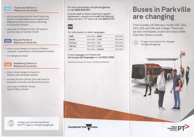 "Buses in Parkville are changing"