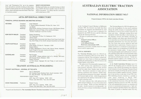 "National Information Sheet No. 7"