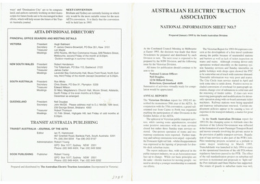 "National Information Sheet No. 7"