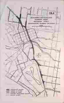 Fig 4 - Swanston St underground tramway proposal - detail