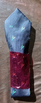 Uniform tie - dark blue cloth
