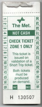 Block of The Met, Check tickets, Zone 1,