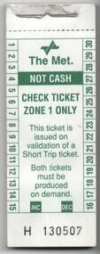 Block of The Met, Check tickets, Zone 1,