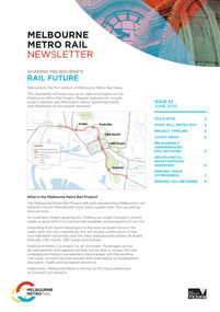 "MetroTunnel Newsletter"