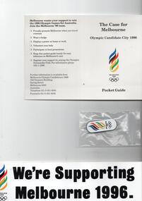"Melbourne Olympic City bid 1996"