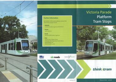 "Victoria Parade Platform Tram Stops"