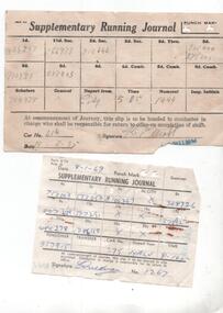 "Supplementary Running Journal"