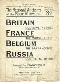 "The National Anthems of the Four allies"