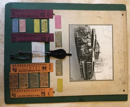 "Cable Tram Conductor's Ticket Pins"