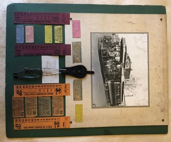 "Cable Tram Conductor's Ticket Pins"