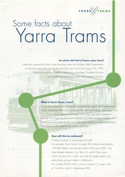 "Some facts about Yarra Trams"