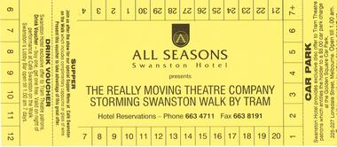 “The really moving theatre company storming Swanston Walk by Tram”