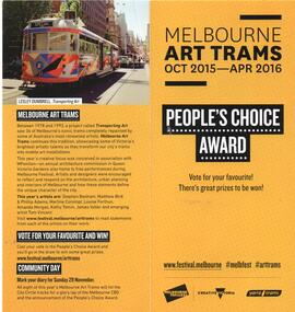 "Melbourne Art Trams Oct 2015 - Apr 2016
