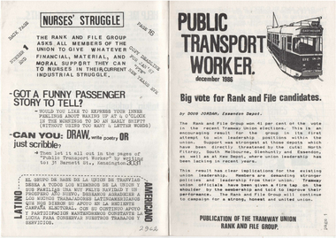 "Public Transport Worker"