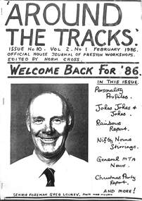 "Around the Tracks Newsletter of the Workshops"