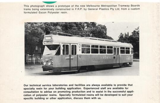 Building in Plastics News - tram 1041