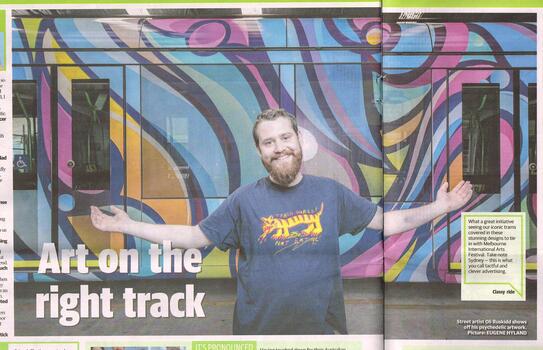 "Art on the Right Track"