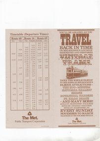 "Travel back in Time - Vintage Trams"