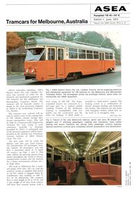 "Tramcars for Melbourne Australia"