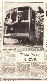 "Tramway is Over", "TMSV Newsletter - April 1973"