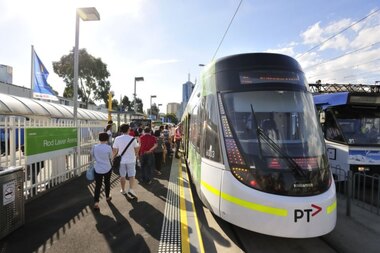"Trackless and with rubber wheels, it may be our next generation trams"