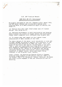 "GE 247 Traction Motors"