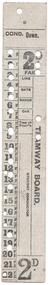 Trip Slip - cable tram Bell Punch type