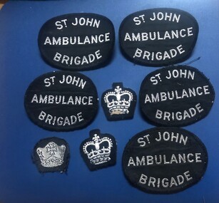 Uniform - Cloth badge, St Johns Ambulance, 1970's to mid 1980's