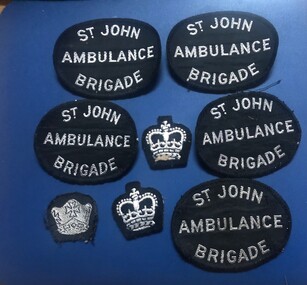 Uniform - Cloth badge, St Johns Ambulance, 1970's to mid 1980's