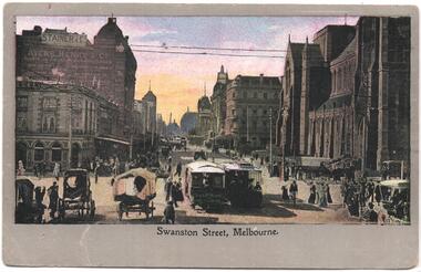 "Swanston St Melbourne."