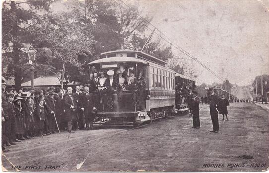 "The First Tram - Moonee Ponds - 11.10.06"