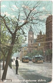 "A Glimpse of Collins St Melbourne Victoria"