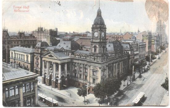 "Town Hall Melbourne"