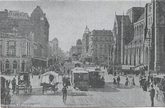 "Swanston St Melbourne"