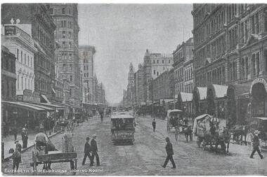 "Elizabeth St Melbourne looking North"